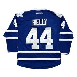 Reebok Toronto Maple Leafs Morgan Rielly 2014 Blue Hockey Jersey Mens Large